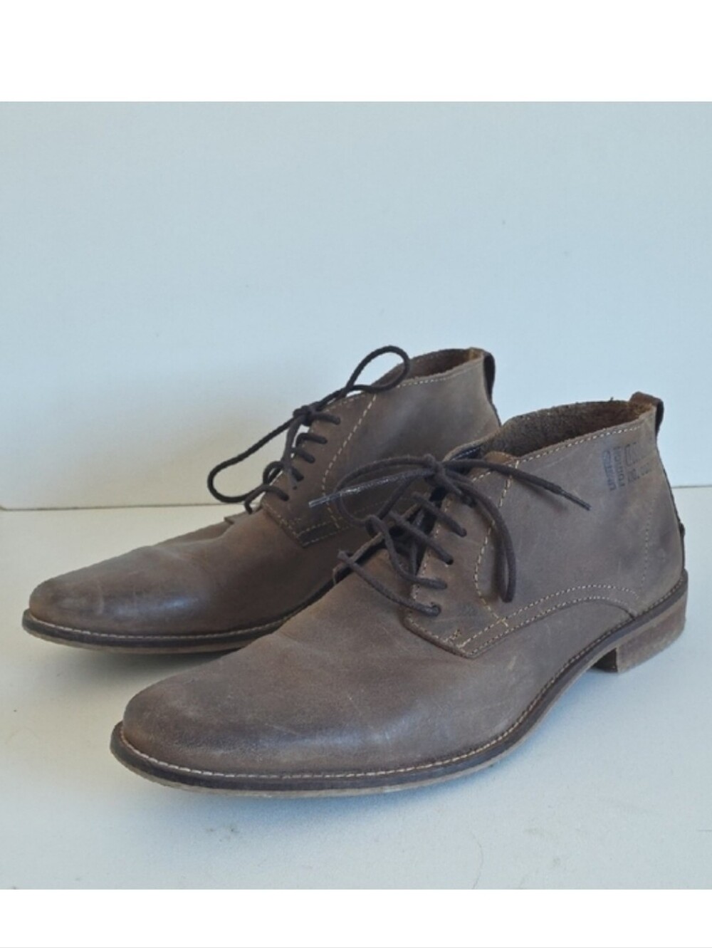 TYPE Z | Limited Edition Brown Leather Oxford Shoes Boots Hand Crafted Sz 10